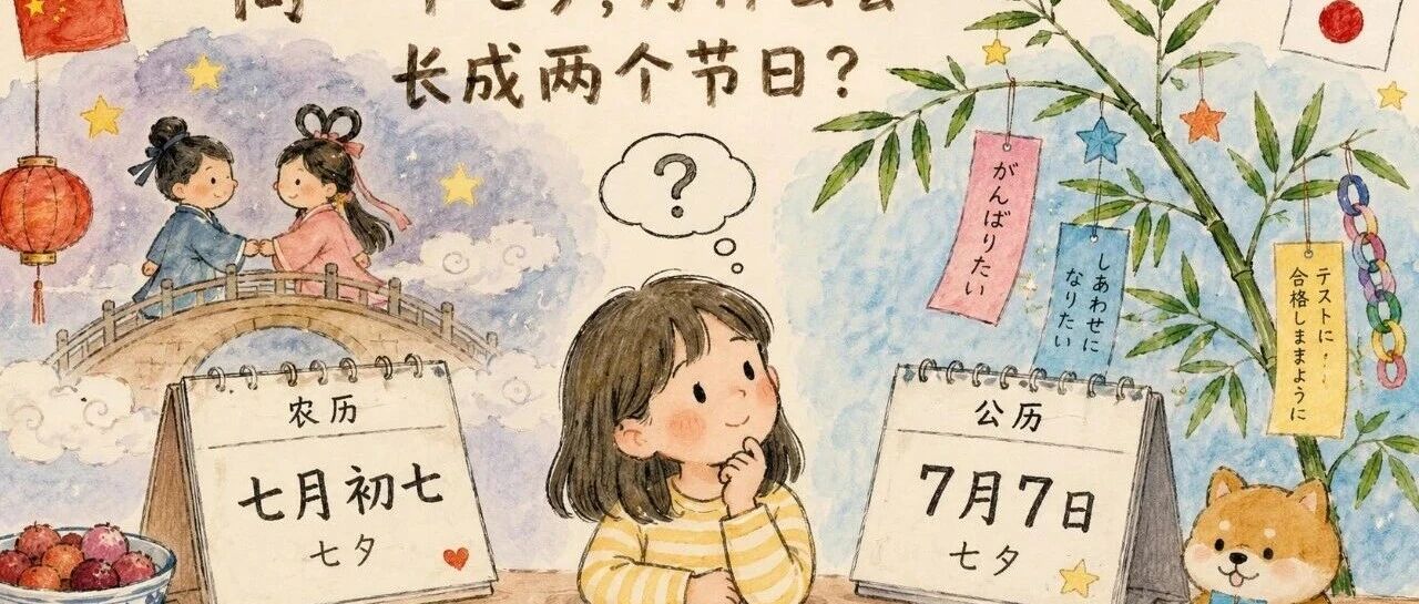 今天还是农历五月，大阪为什么已经开始过七夕了？